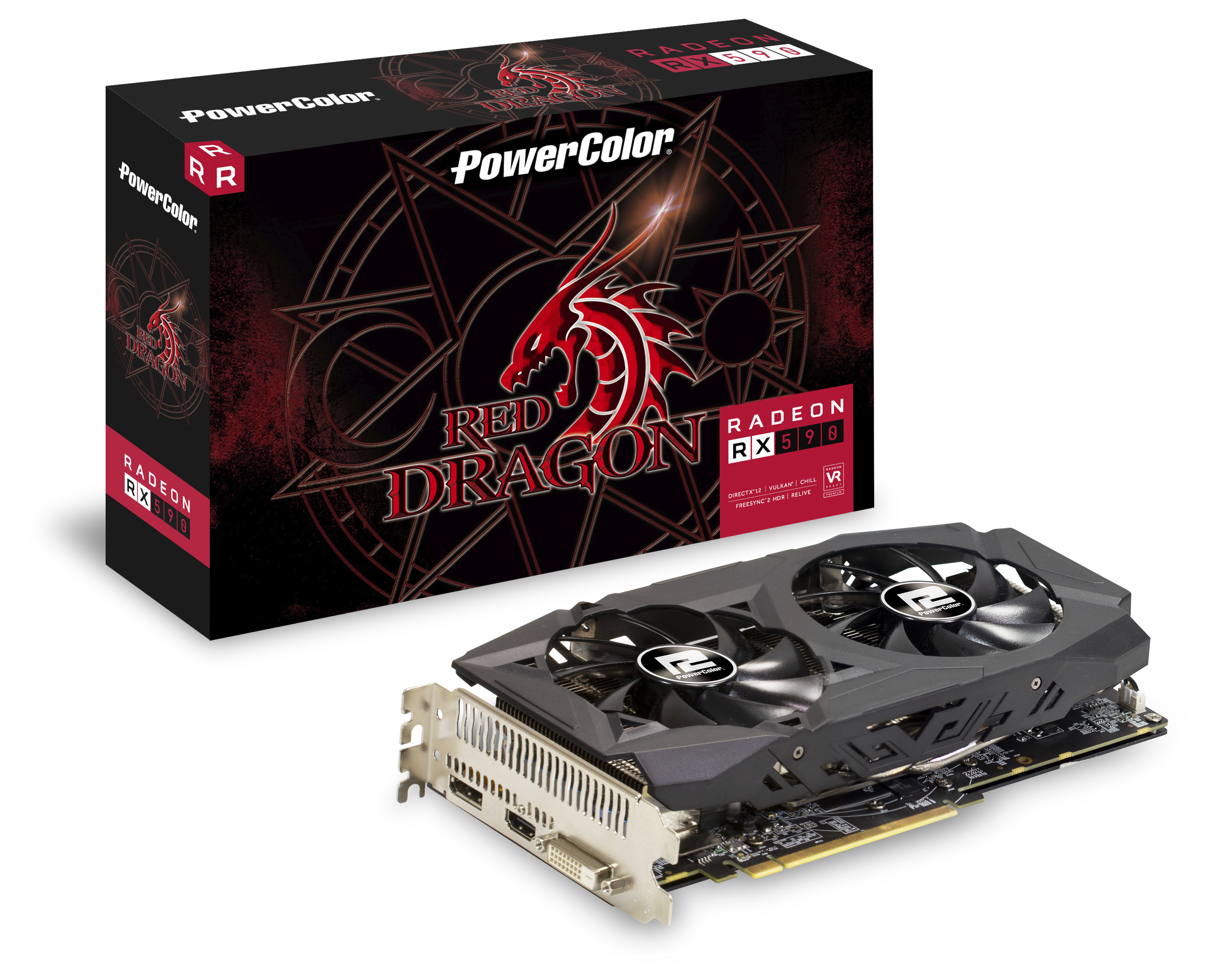 AMD「RADEON RX 590」搭載グラフィックカード「Red Dragon RX 590 8GB